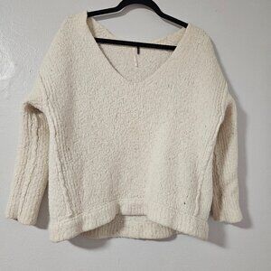 Free People Cream Sweater